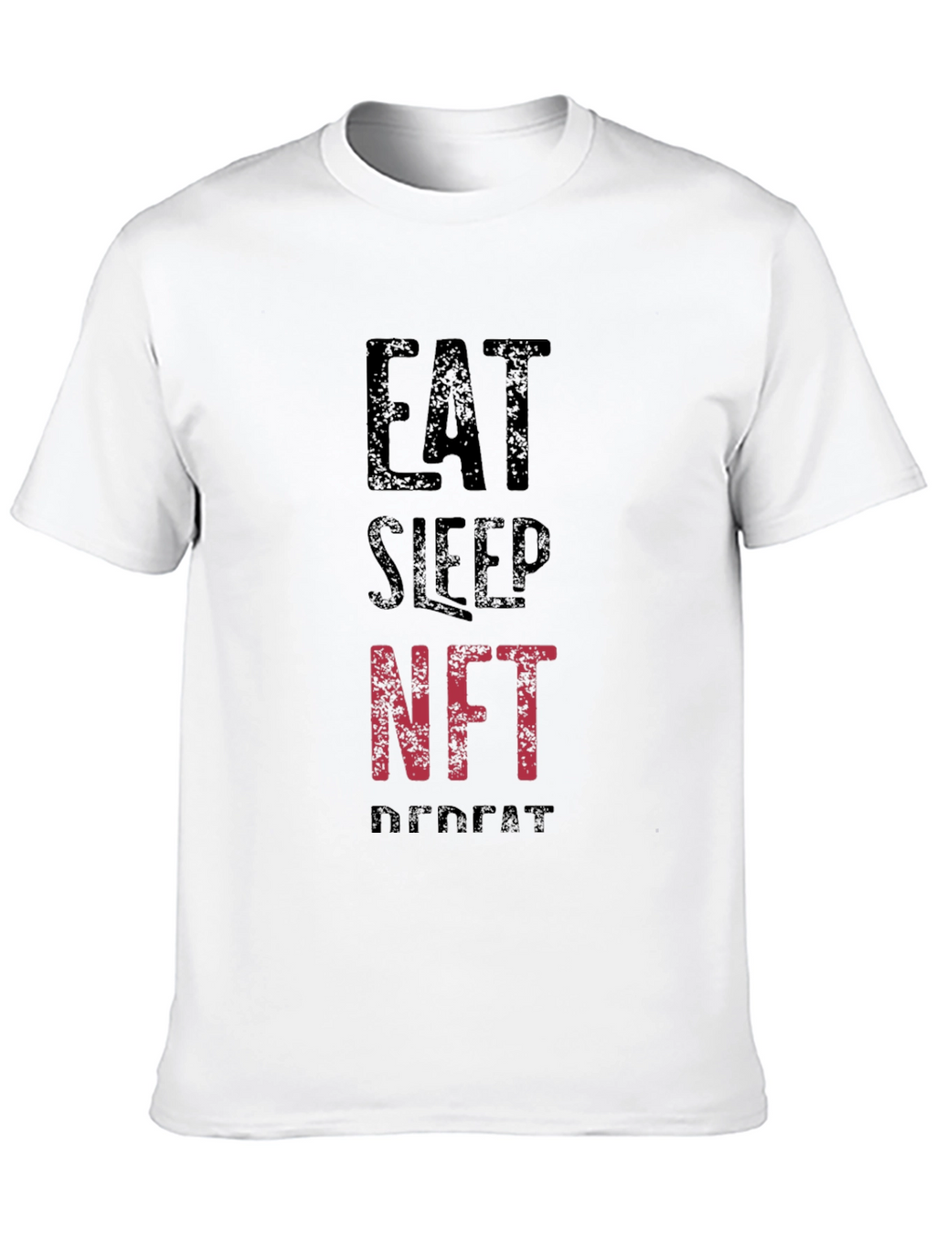 Eat Sleep NFT Repeat Black T-Shirt