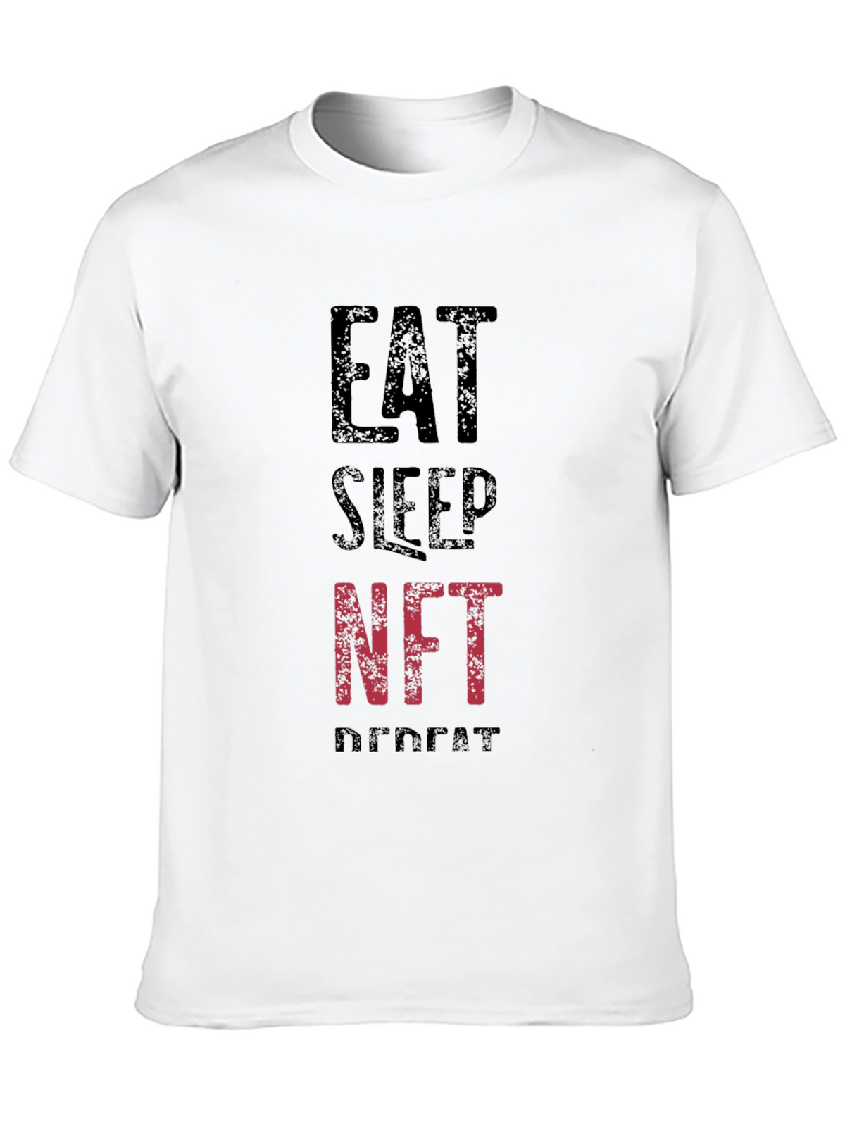 Eat Sleep NFT Repeat Black T-Shirt