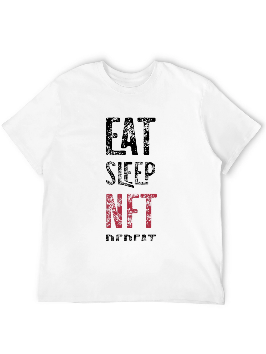 Eat Sleep NFT Repeat Black T-Shirt