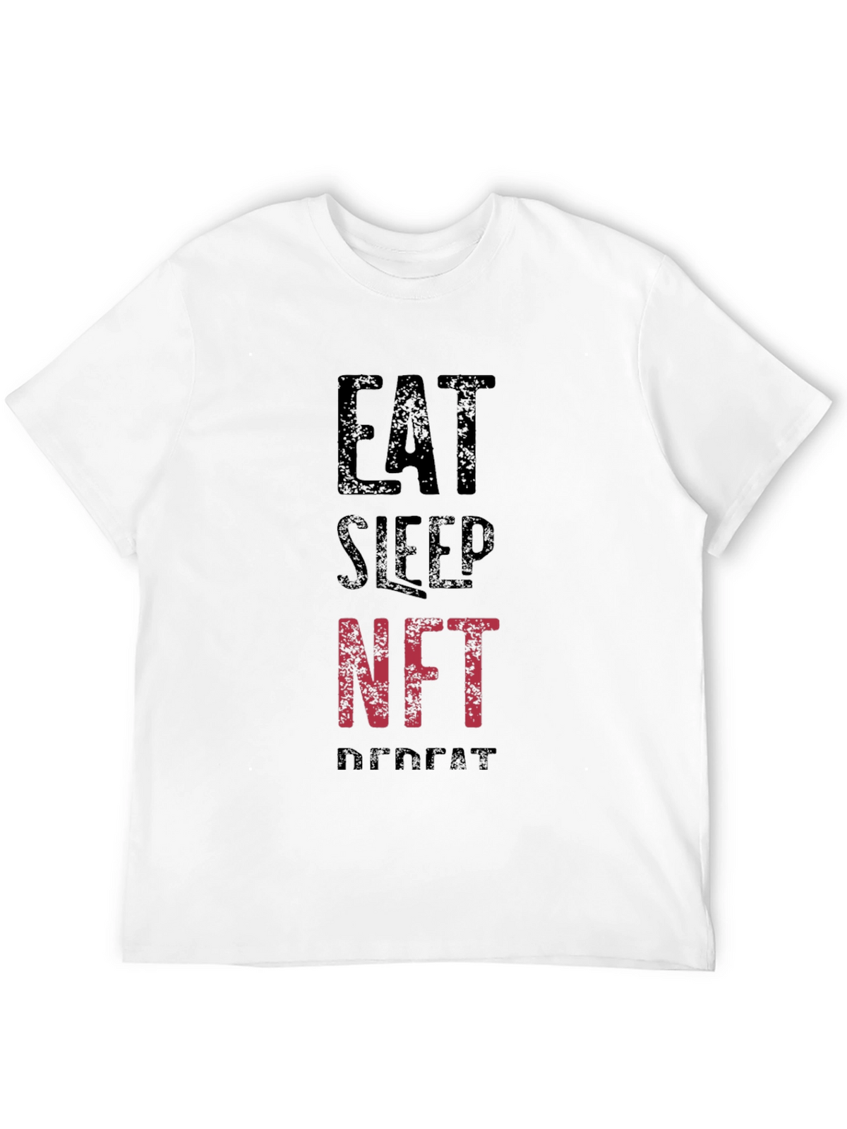 Eat Sleep NFT Repeat Black T-Shirt