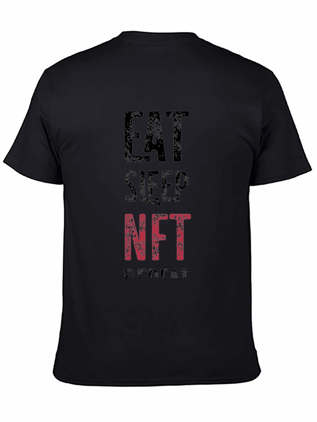Eat Sleep NFT Repeat Black T-Shirt