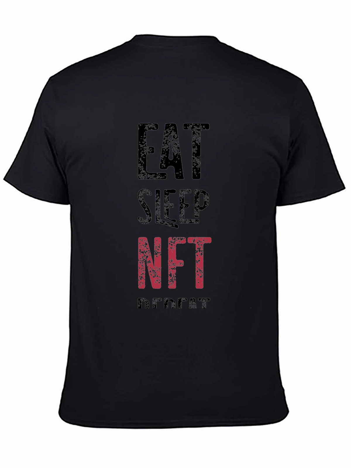 Eat Sleep NFT Repeat Black T-Shirt