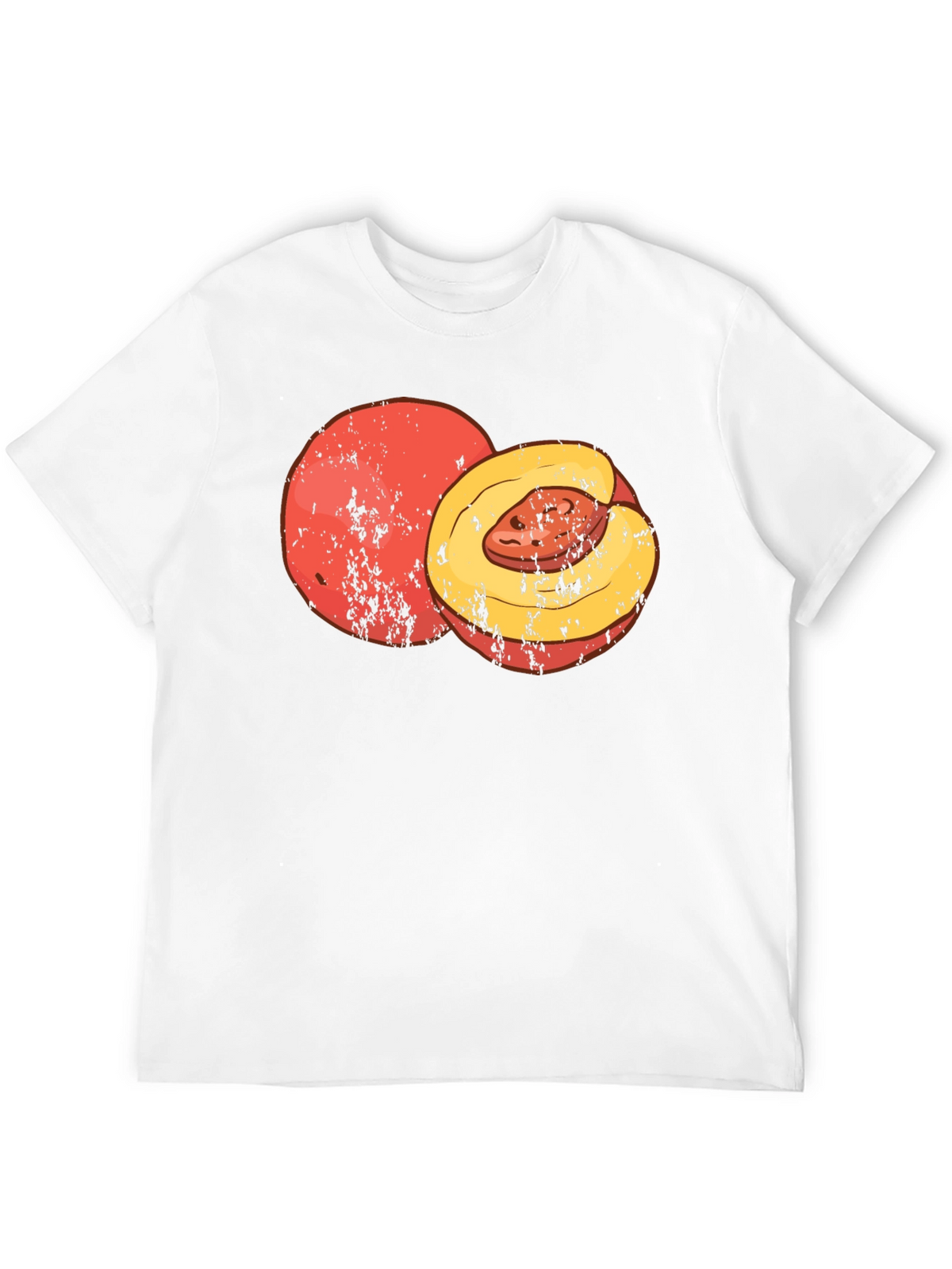 Peach Graphic Tee - Comfort & Style