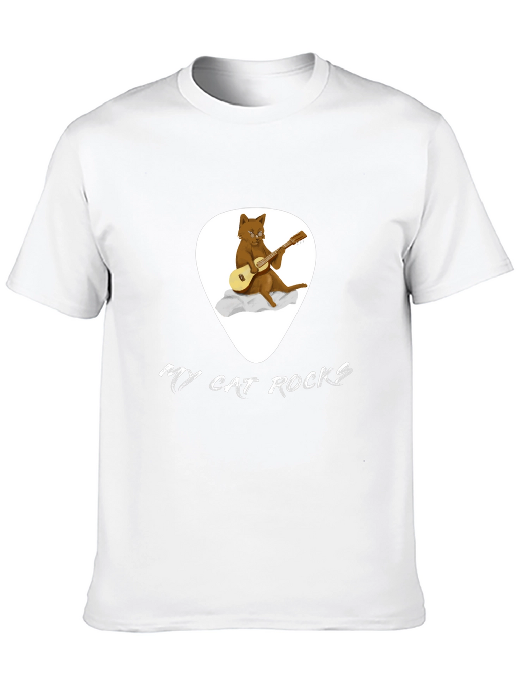 My Cat Rocks Black T-Shirt