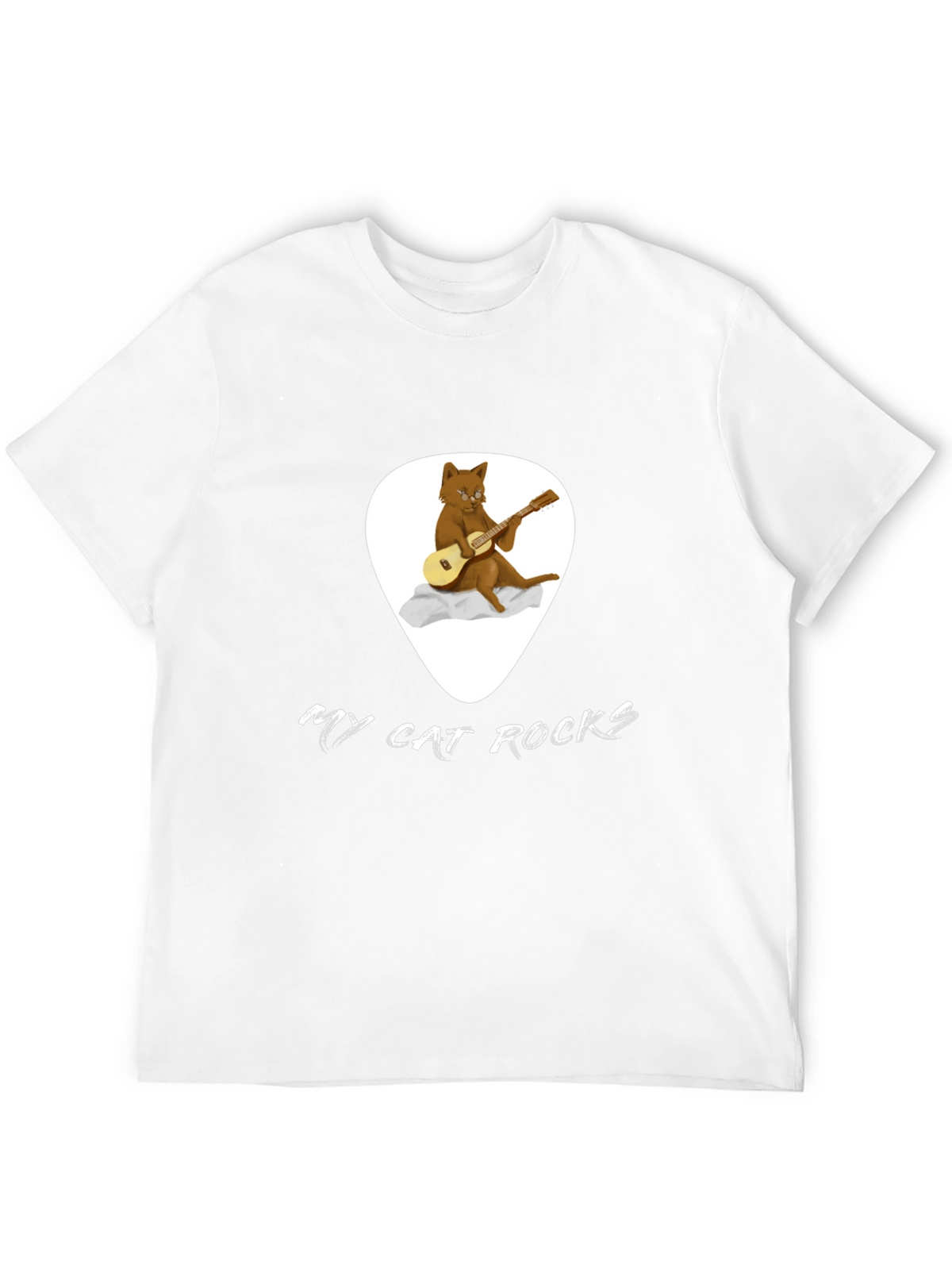 My Cat Rocks Black T-Shirt
