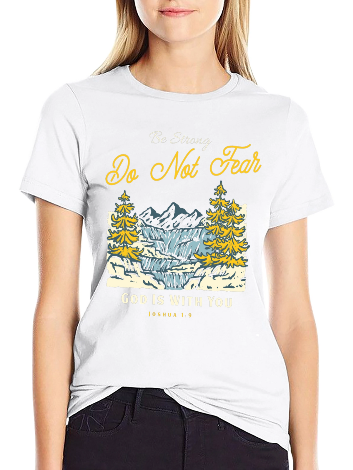 Be Strong T-Shirt: Christian Graphic Tee for Men