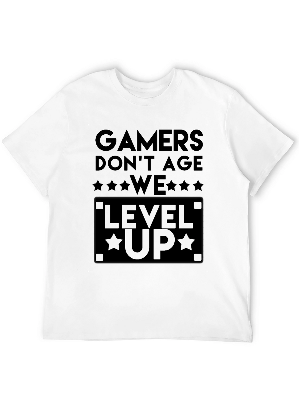 Gamers Dont Age We Level Up T-Shirt