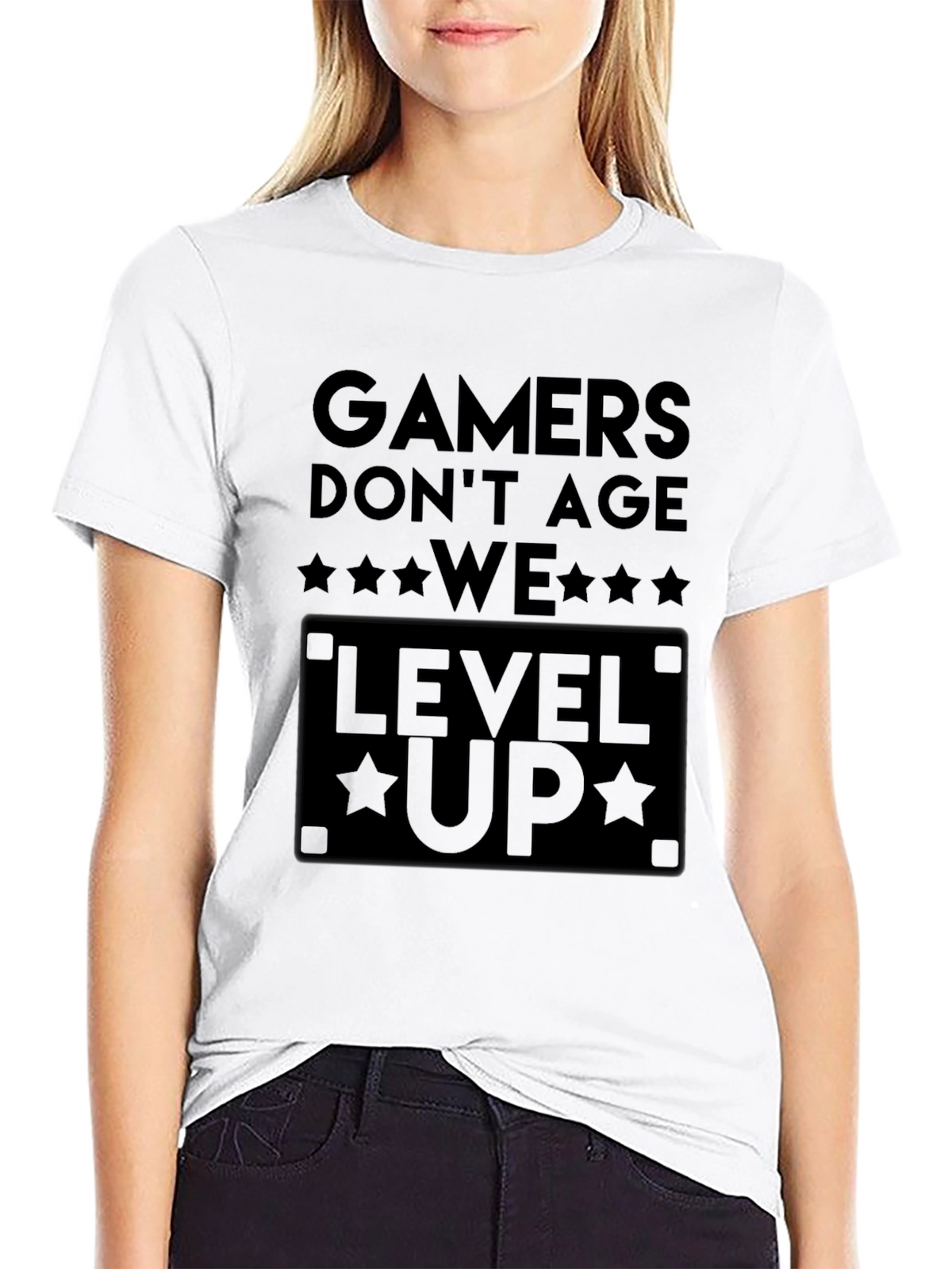 Gamers Dont Age We Level Up T-Shirt