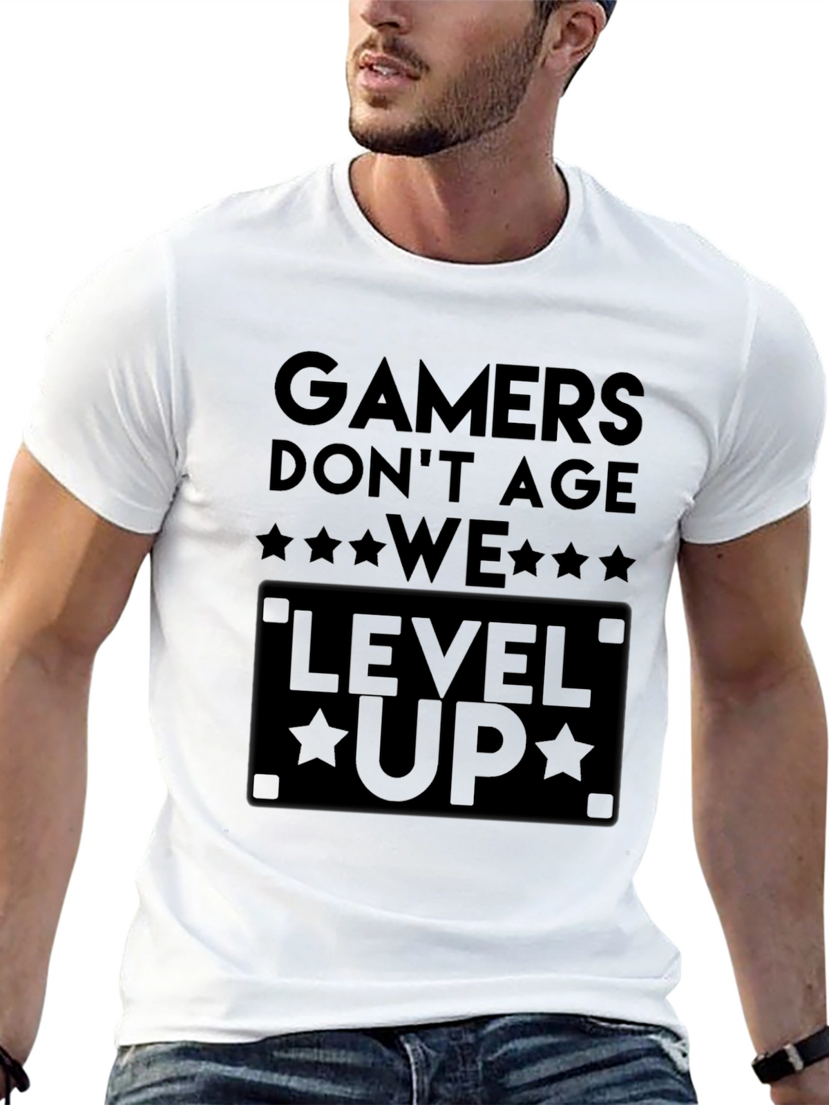 Gamers Dont Age We Level Up T-Shirt