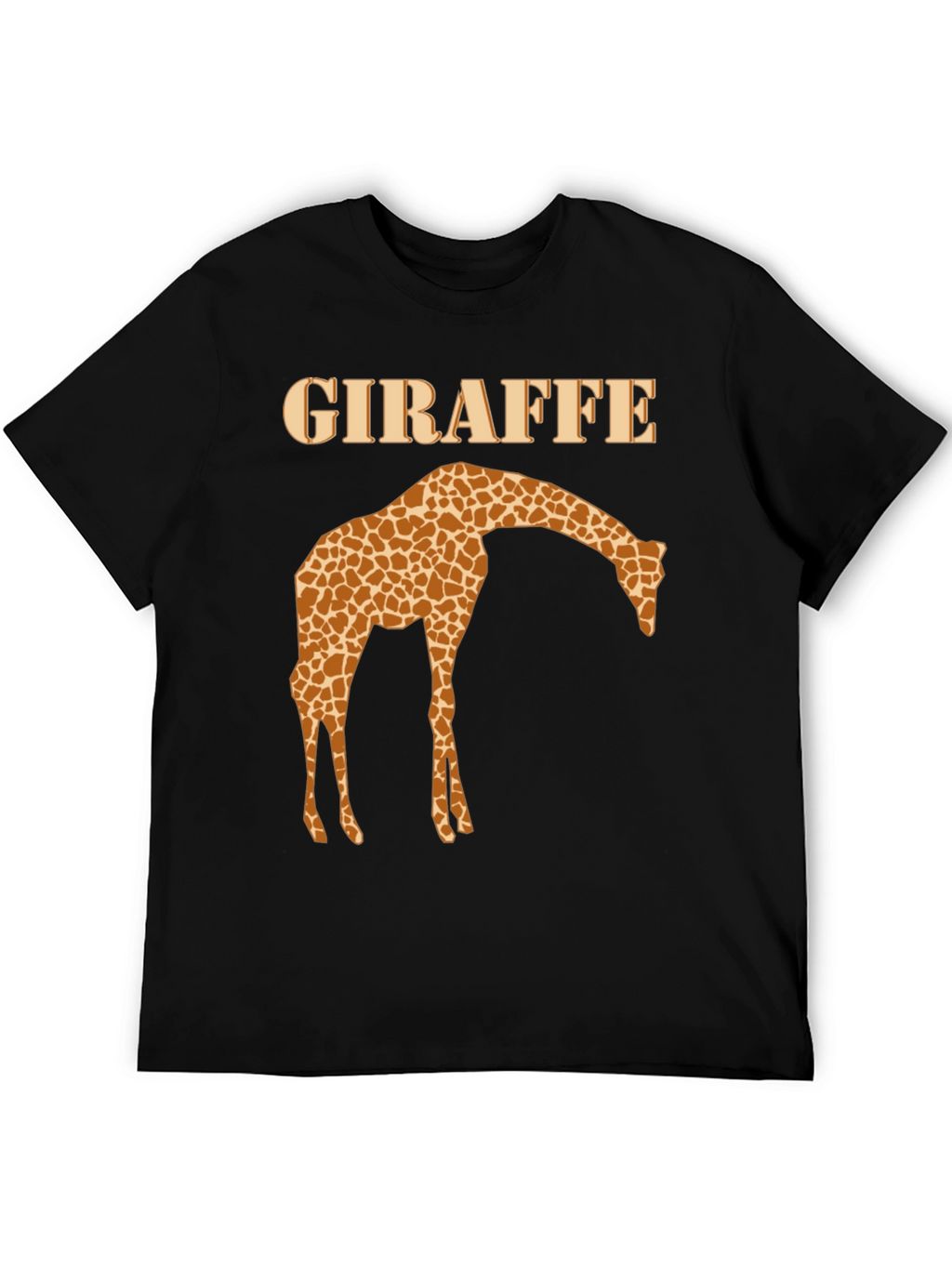 Giraffe Graphic Print T-Shirt