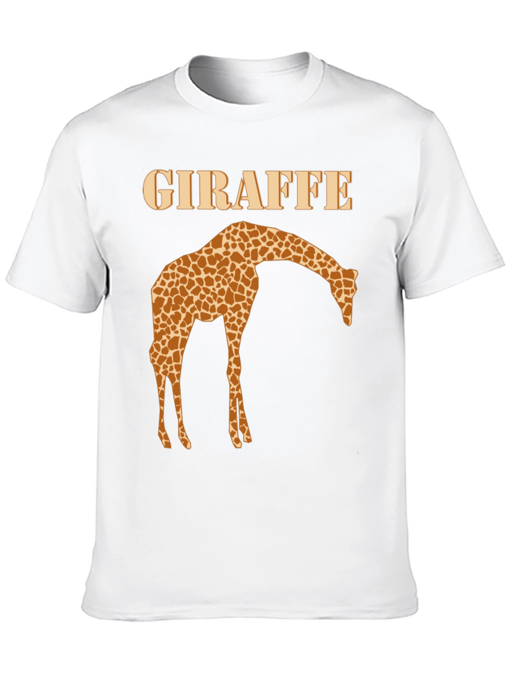 Giraffe Graphic Print T-Shirt