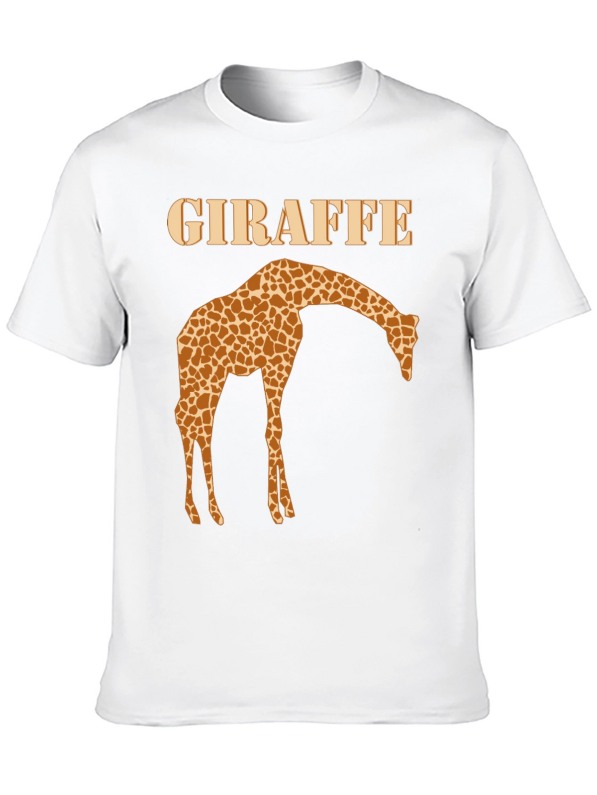 Giraffe Graphic Print T-Shirt