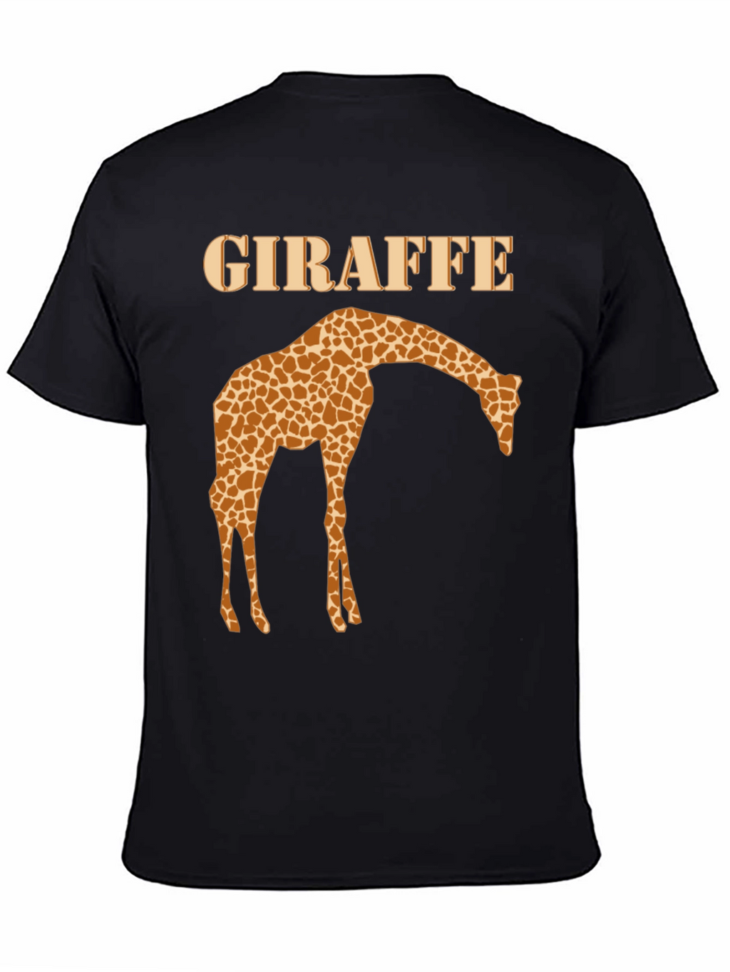 Giraffe Graphic Print T-Shirt