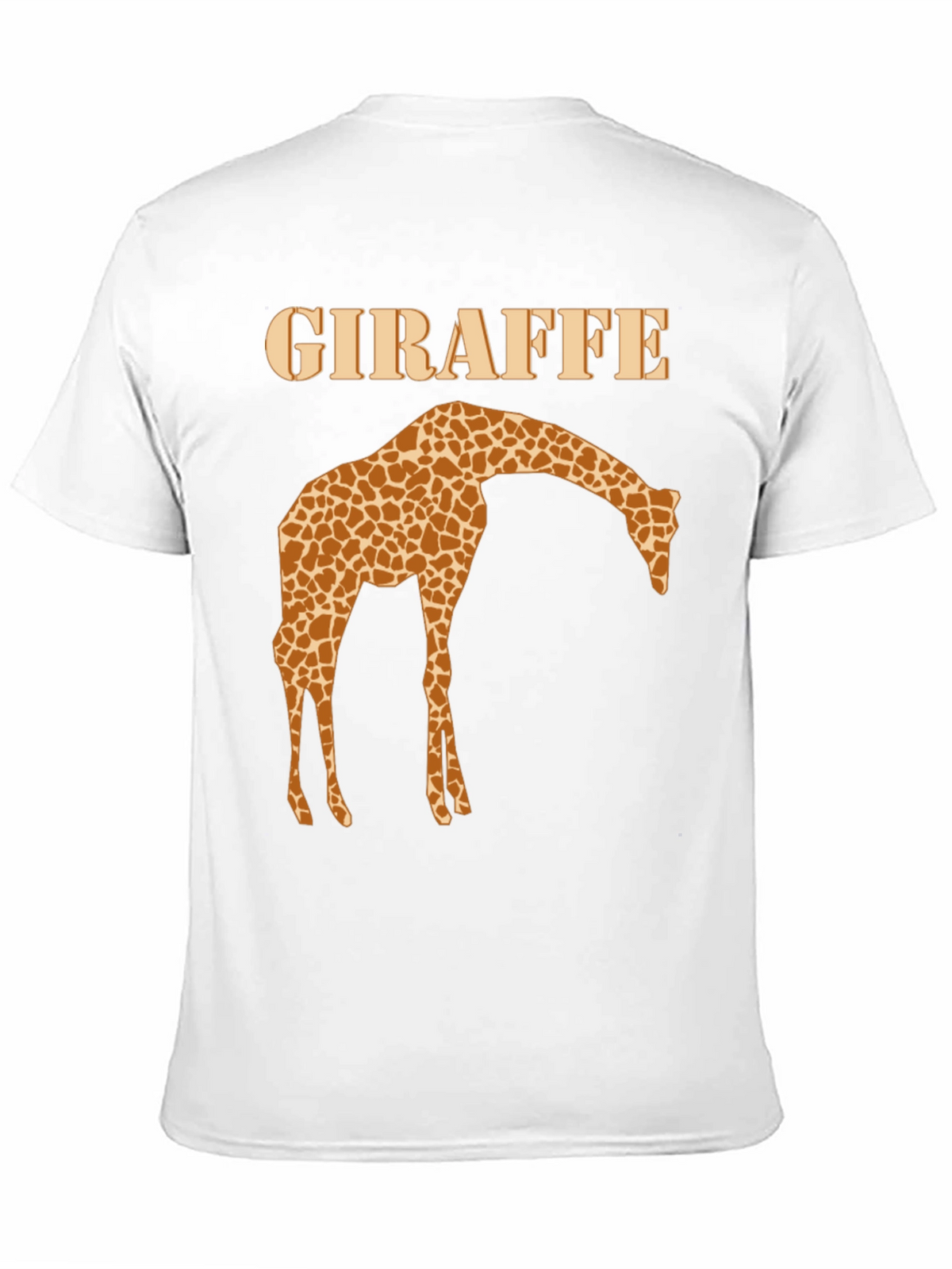 Giraffe Graphic Print T-Shirt