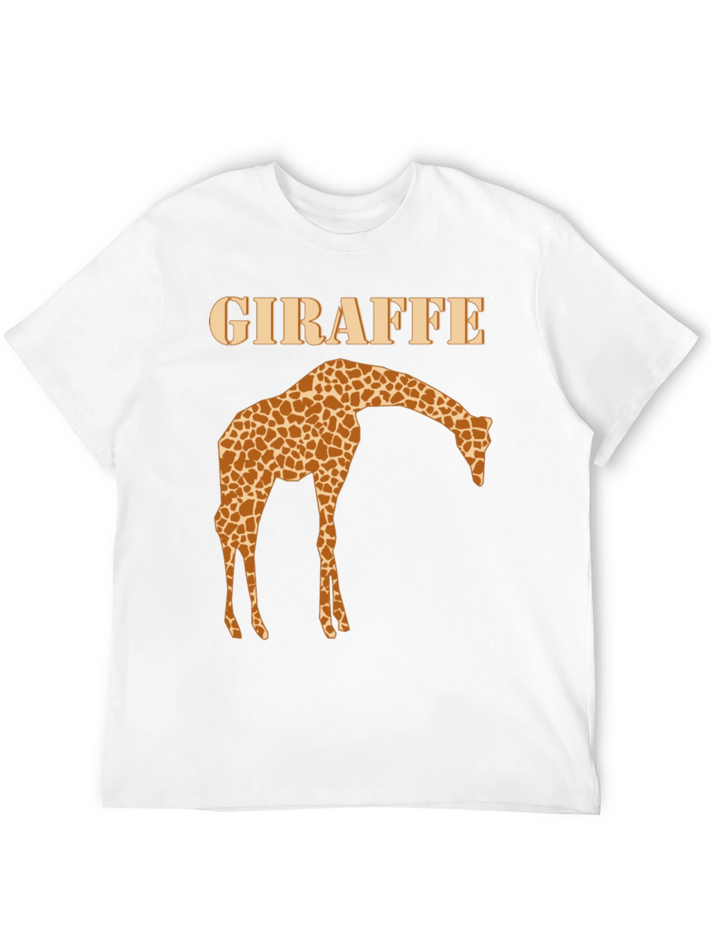 Giraffe Graphic Print T-Shirt