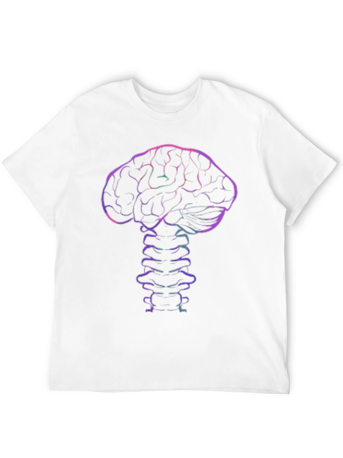 Brain & Spine Graphic Tee - Black