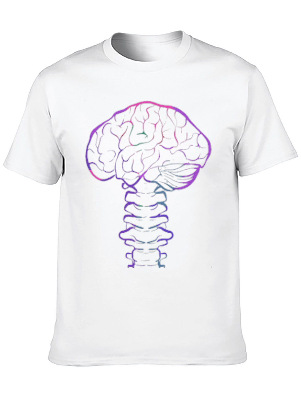 Brain & Spine Graphic Tee - Black