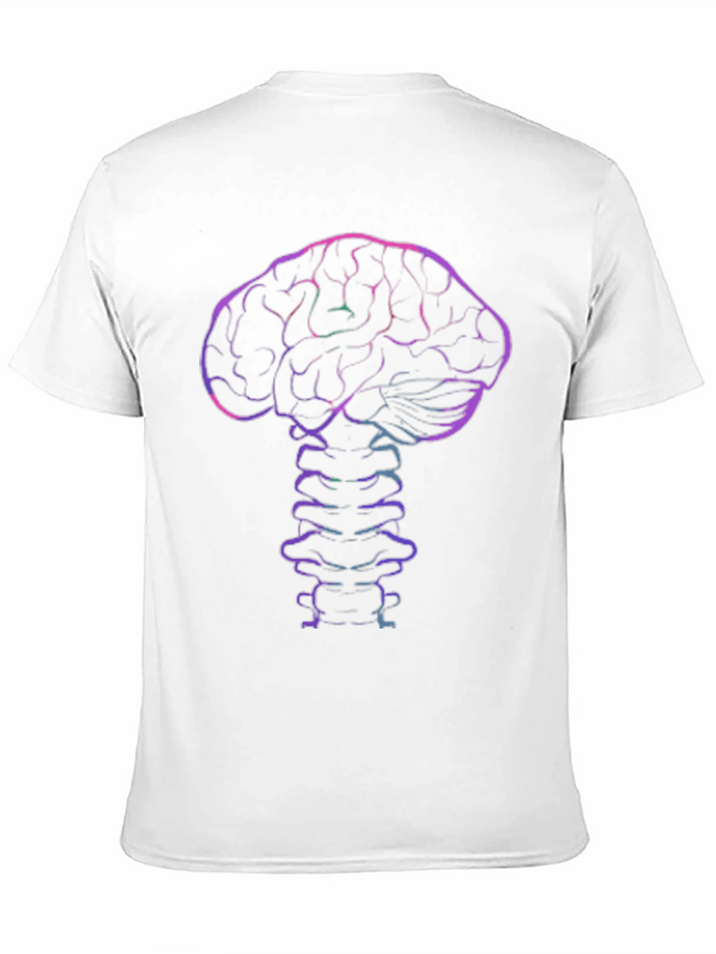 Brain & Spine Graphic Tee - Black