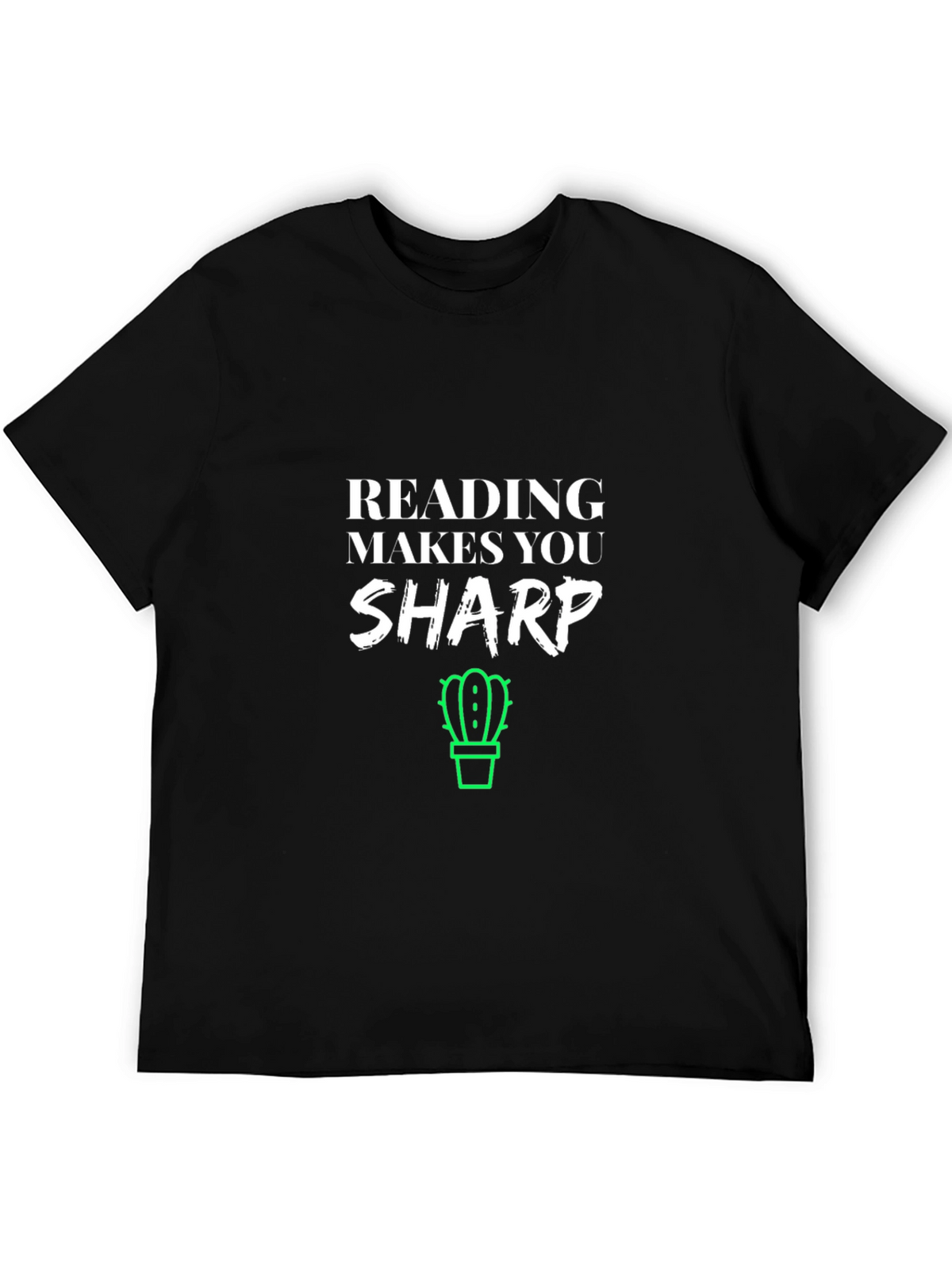 Reading Makes You Sharp T-Shirt - Black