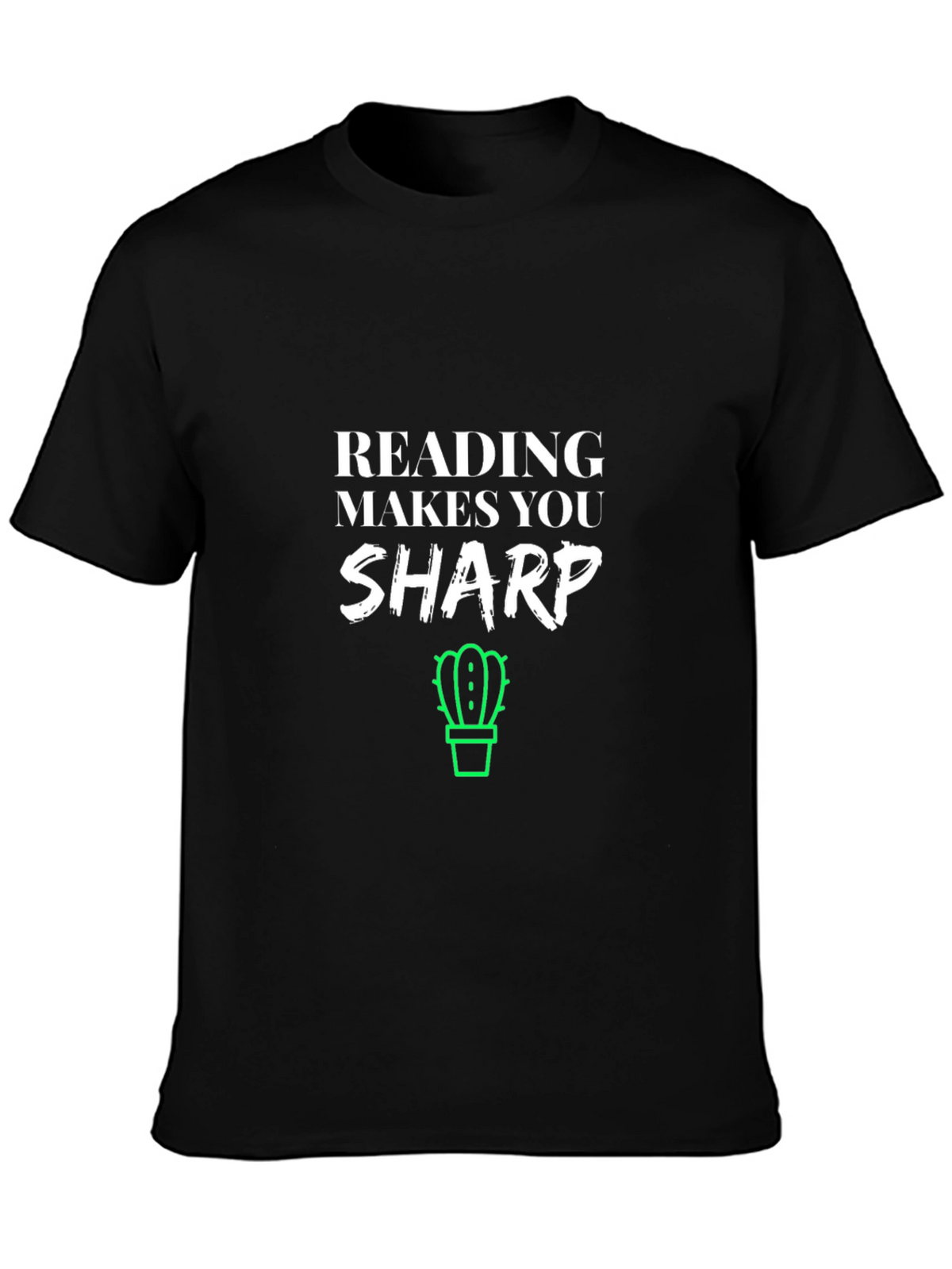 Reading Makes You Sharp T-Shirt - Black