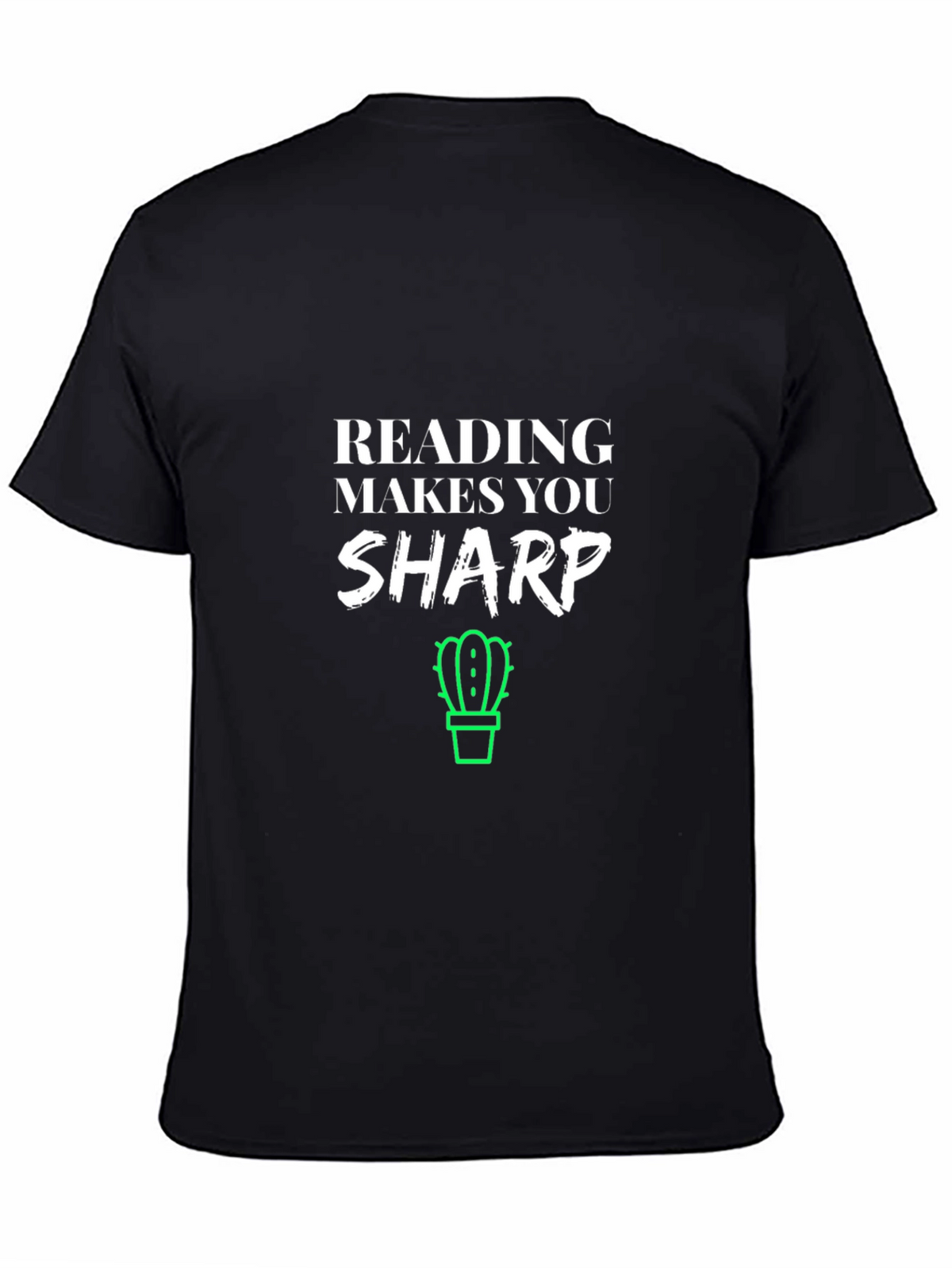 Reading Makes You Sharp T-Shirt - Black