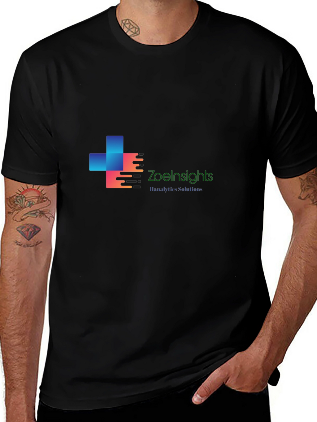 Zoelnsights Black T-Shirt: Analytics Solutions