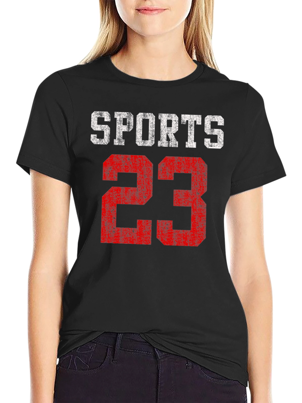 Sports 23 Graphic Tee - Distressed Print