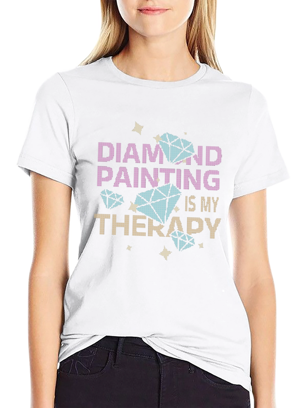 Diamond Painting Therapy T-Shirt - Hobby Tee