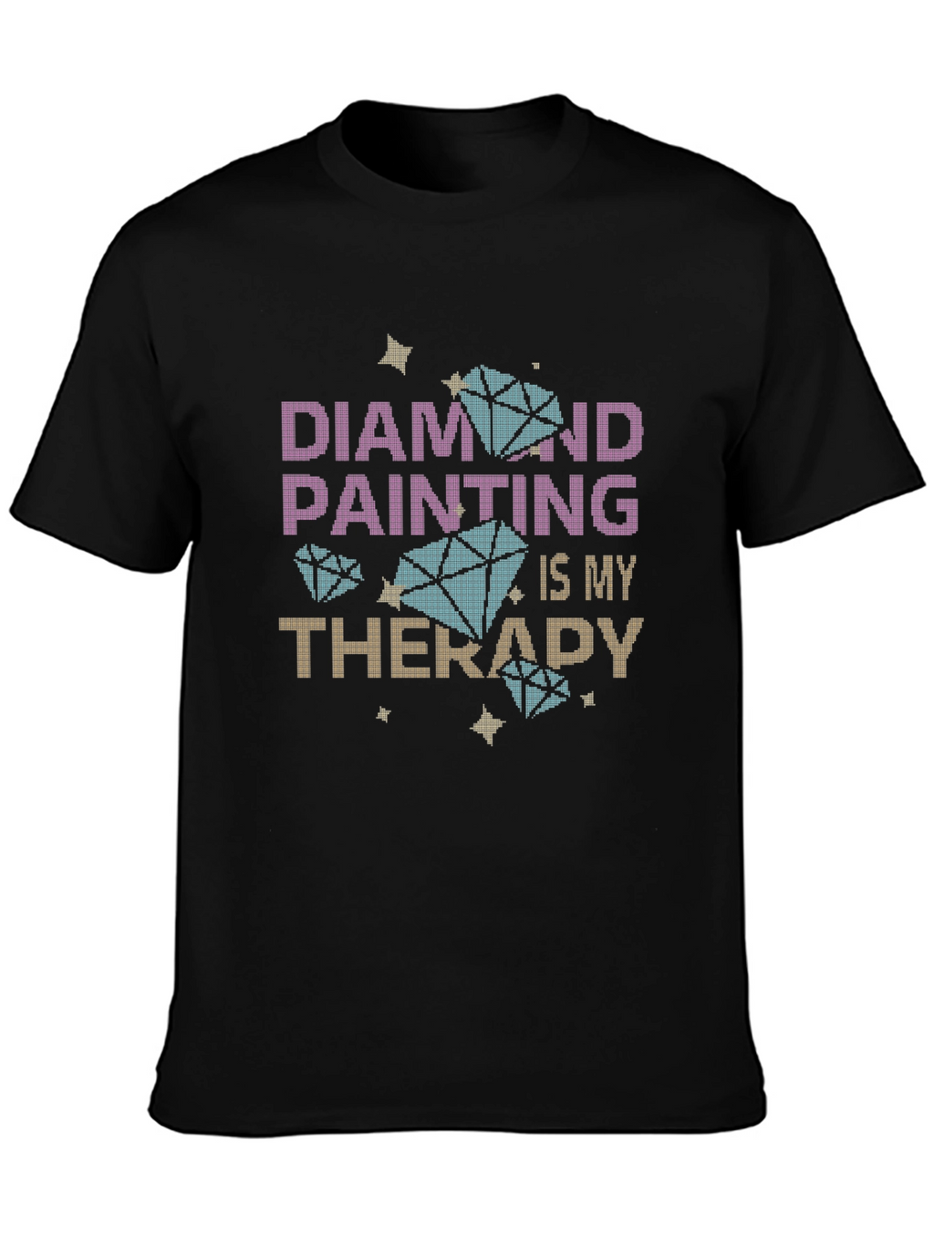 Diamond Painting Therapy T-Shirt - Hobby Tee