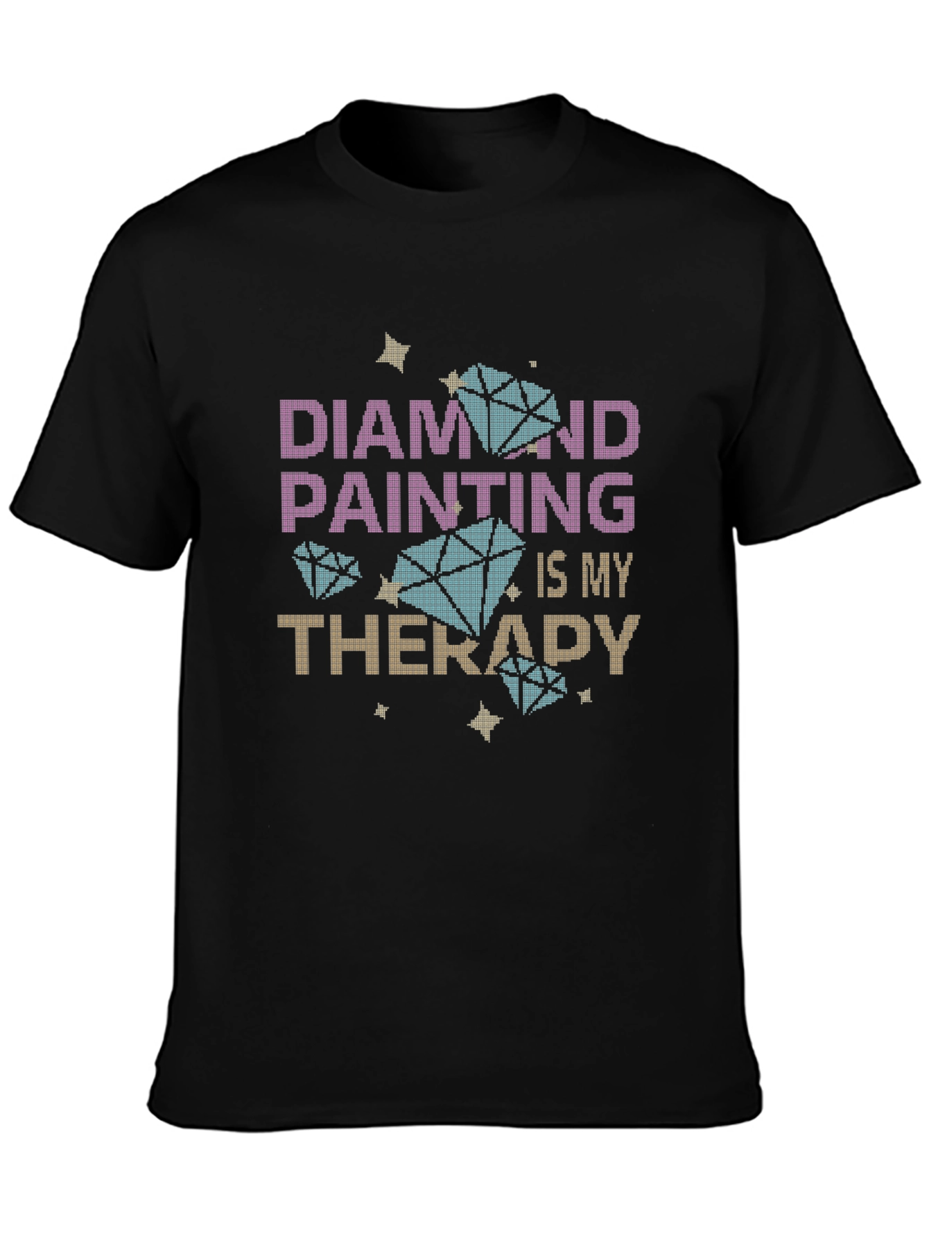 Diamond Painting Therapy T-Shirt - Hobby Tee