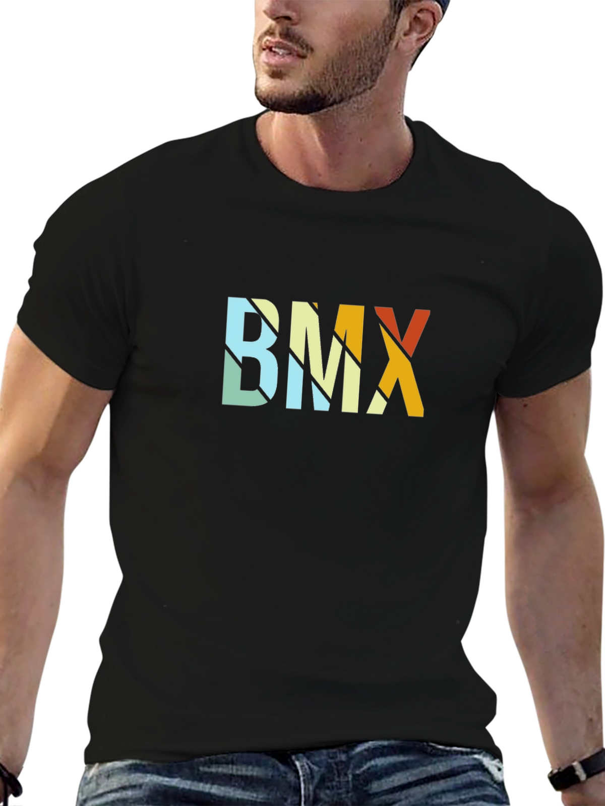 BMX Retro Style Graphic Tee - Classic Design