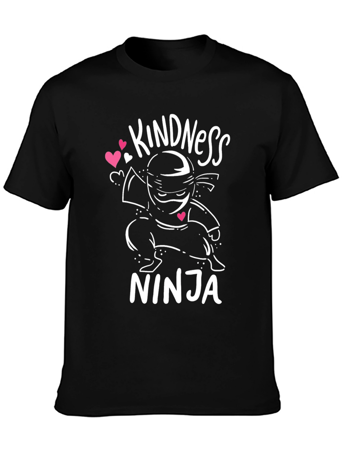 Kindness Ninja Black Graphic Tee