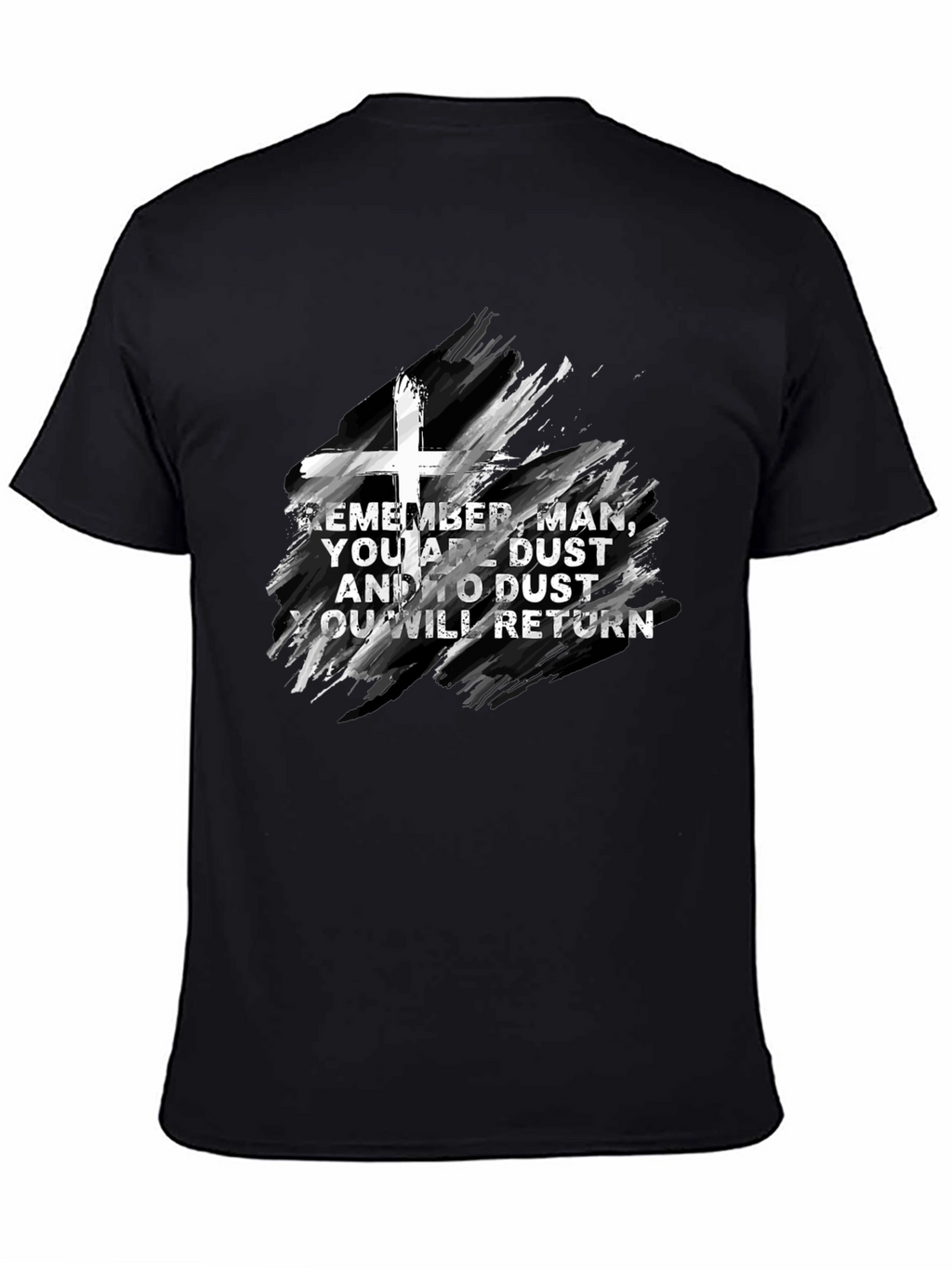 Remember Man T-Shirt - Dust Cross Design