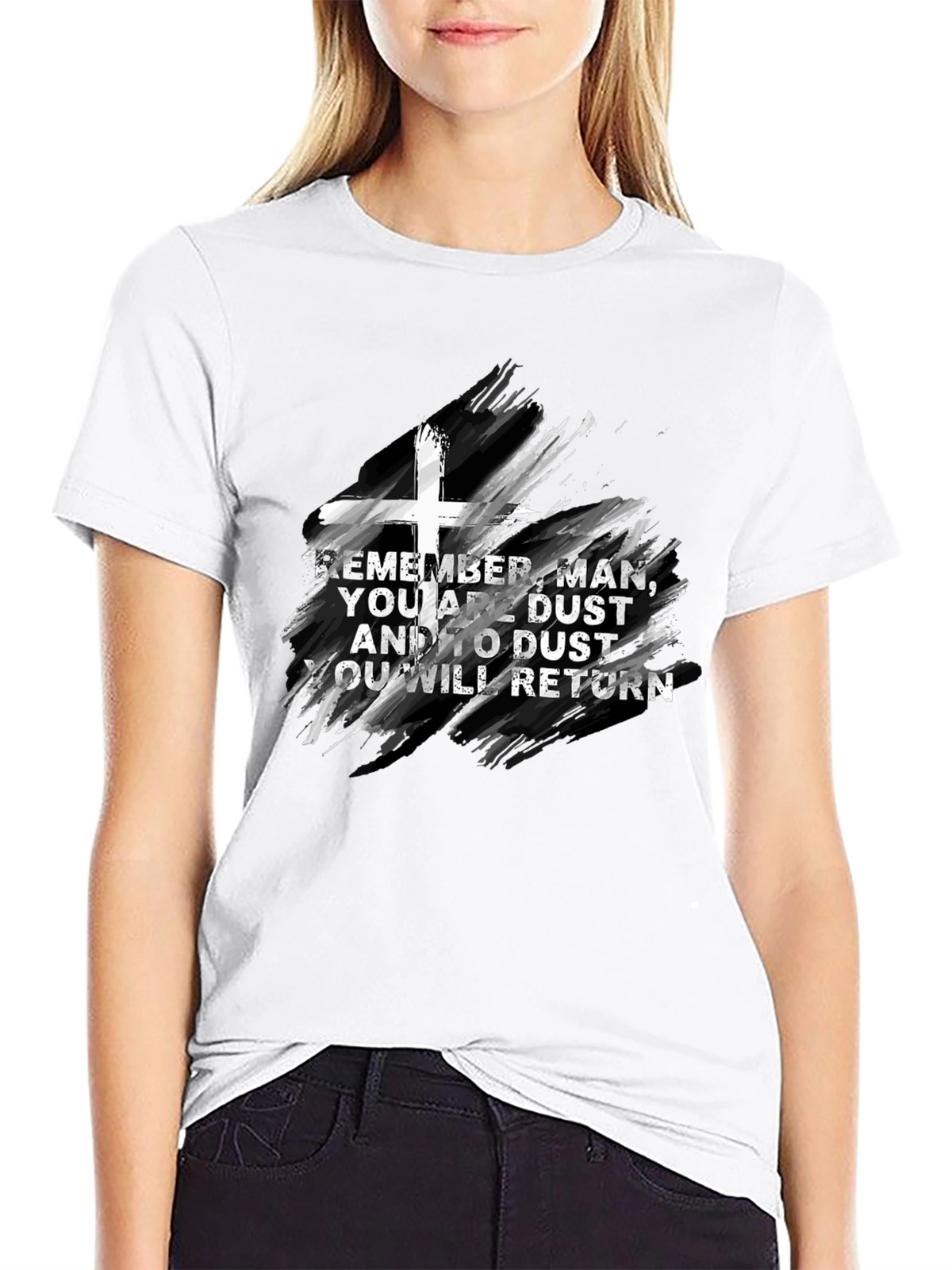 Remember Man T-Shirt - Dust Cross Design