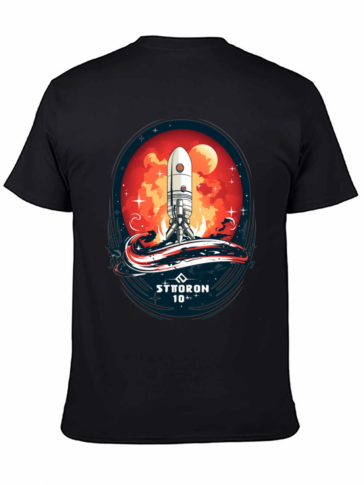 Sci-Fi Rocket Launch T-Shirt - Sttoron 10+