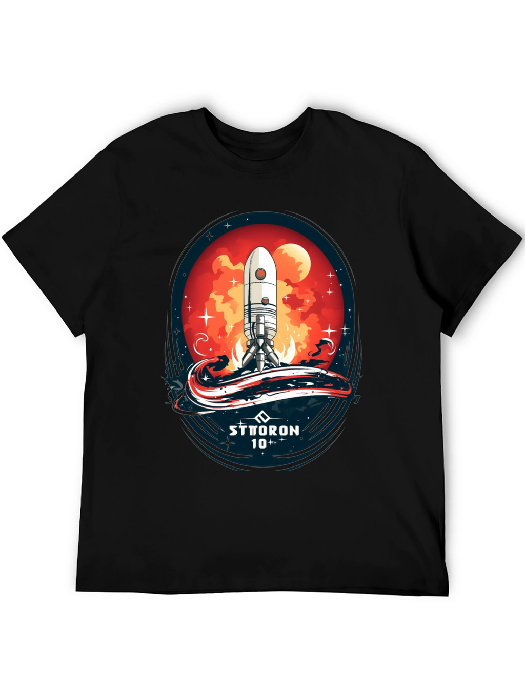 Sci-Fi Rocket Launch T-Shirt - Sttoron 10+