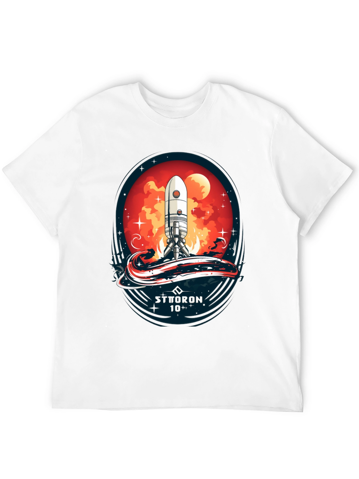 Sci-Fi Rocket Launch T-Shirt - Sttoron 10+