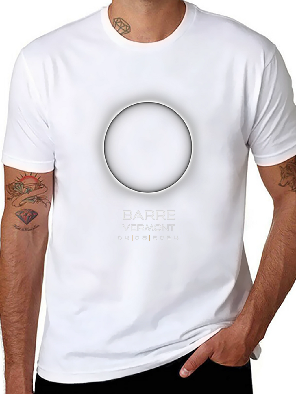 Barre Vermont Solar Eclipse 2024 T-Shirt