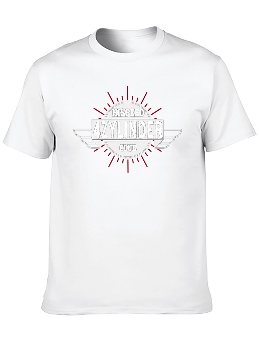 HiSpeed 4Zylinder Club Black Graphic Tee