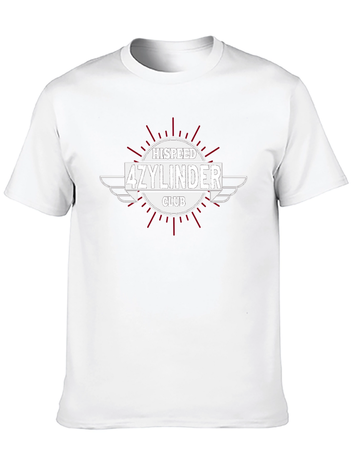 HiSpeed 4Zylinder Club Black Graphic Tee