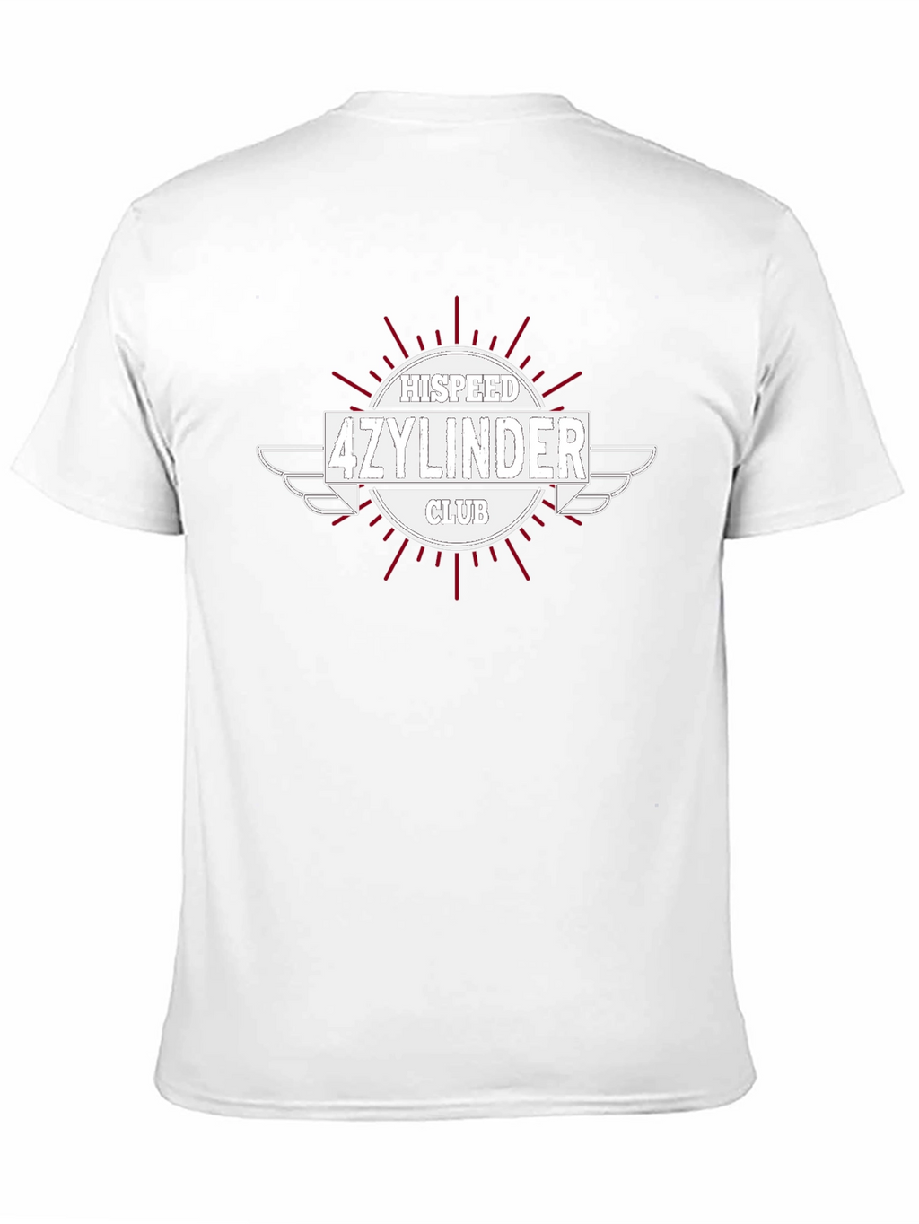 HiSpeed 4Zylinder Club Black Graphic Tee