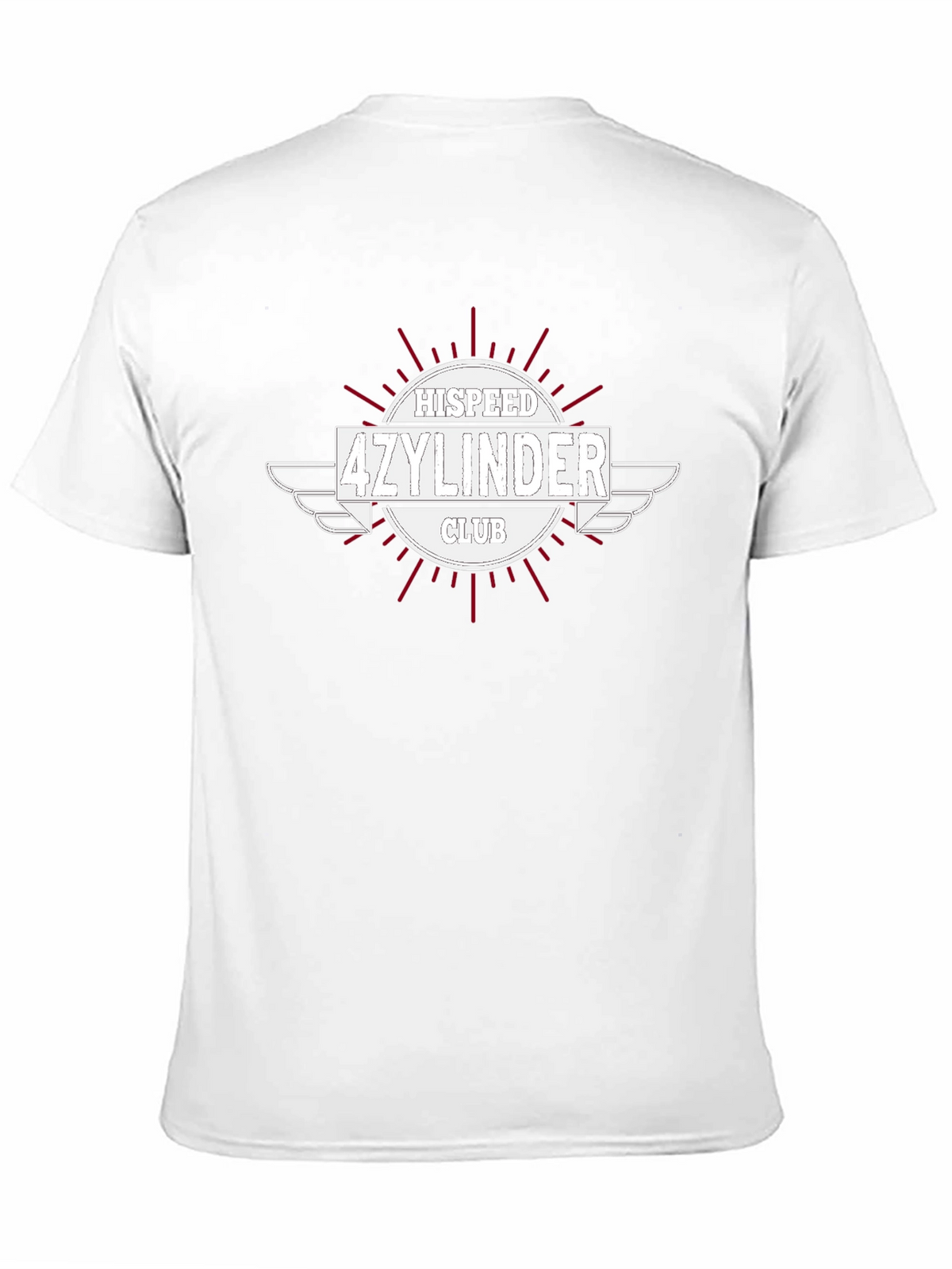 HiSpeed 4Zylinder Club Black Graphic Tee
