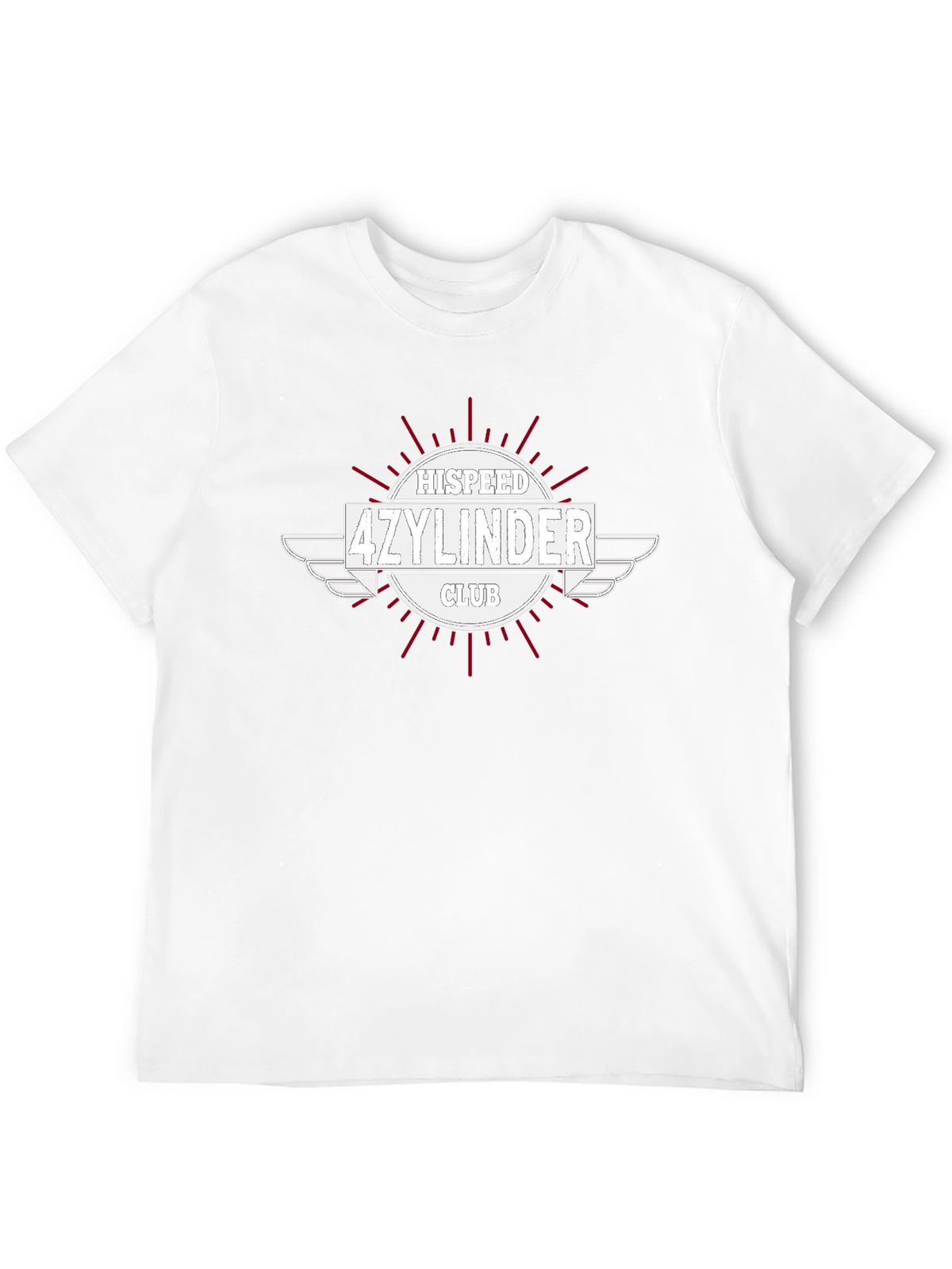 HiSpeed 4Zylinder Club Black Graphic Tee