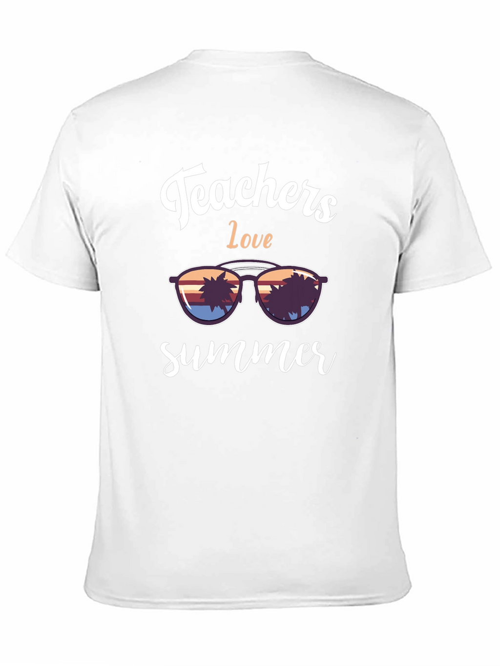 Teachers Love Summer Graphic Tee - Black