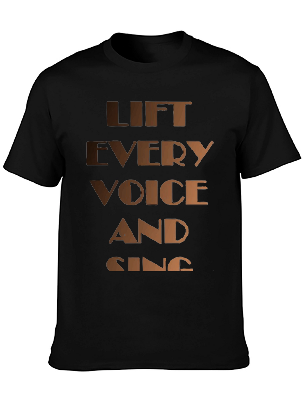 Lift Every Voice T-Shirt - Black Graphic Tee