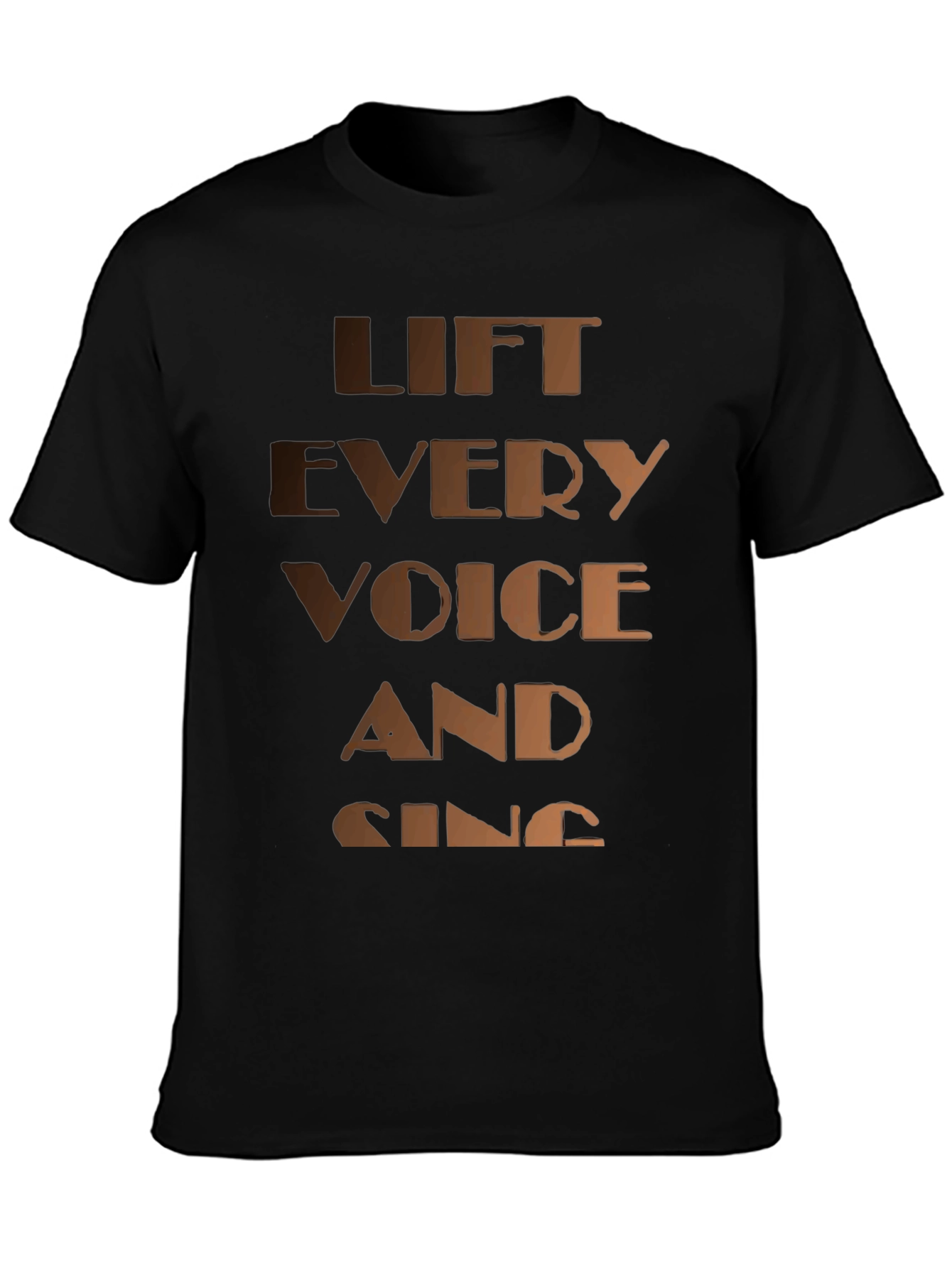 Lift Every Voice T-Shirt - Black Graphic Tee