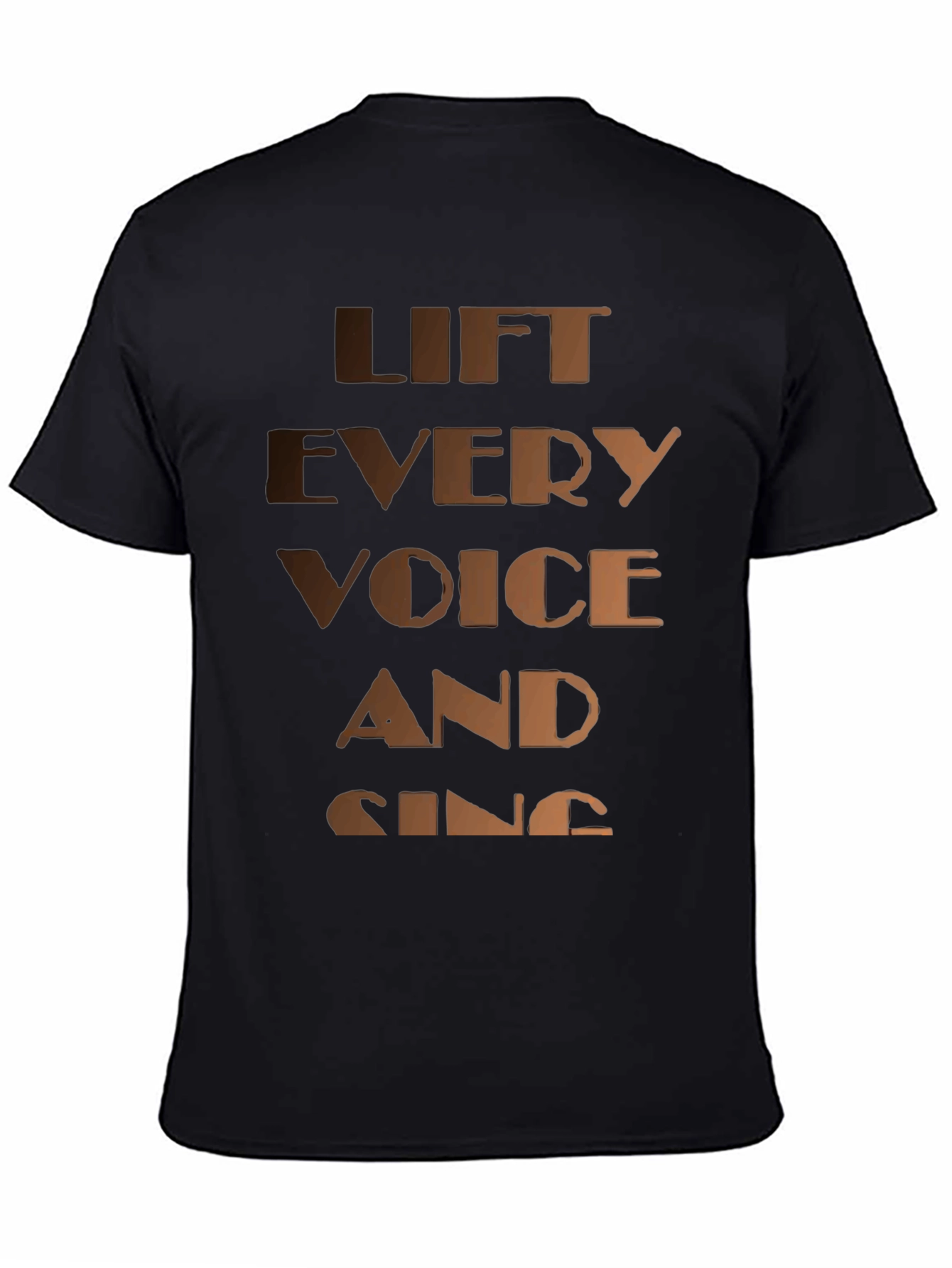 Lift Every Voice T-Shirt - Black Graphic Tee