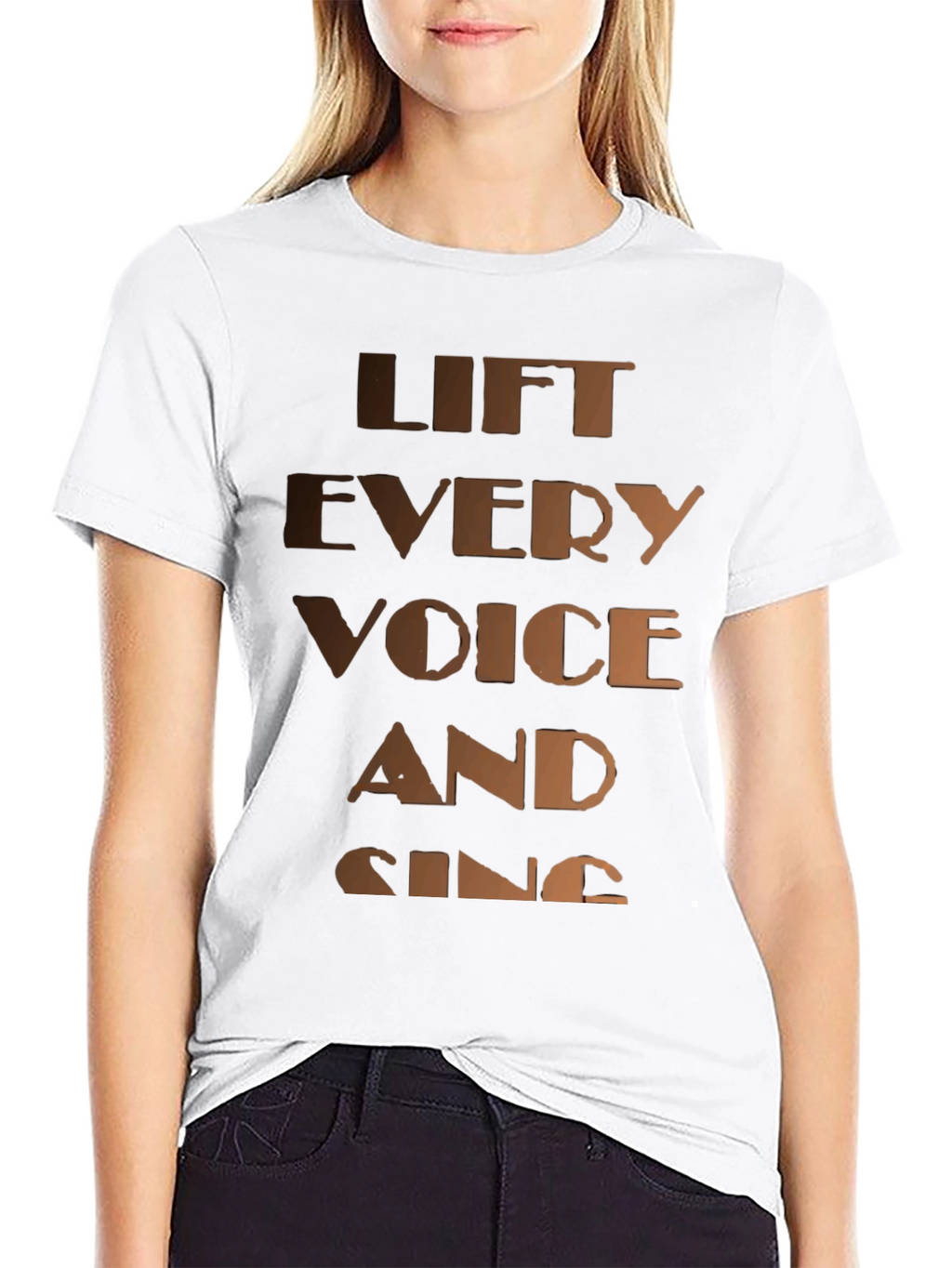 Lift Every Voice T-Shirt - Black Graphic Tee