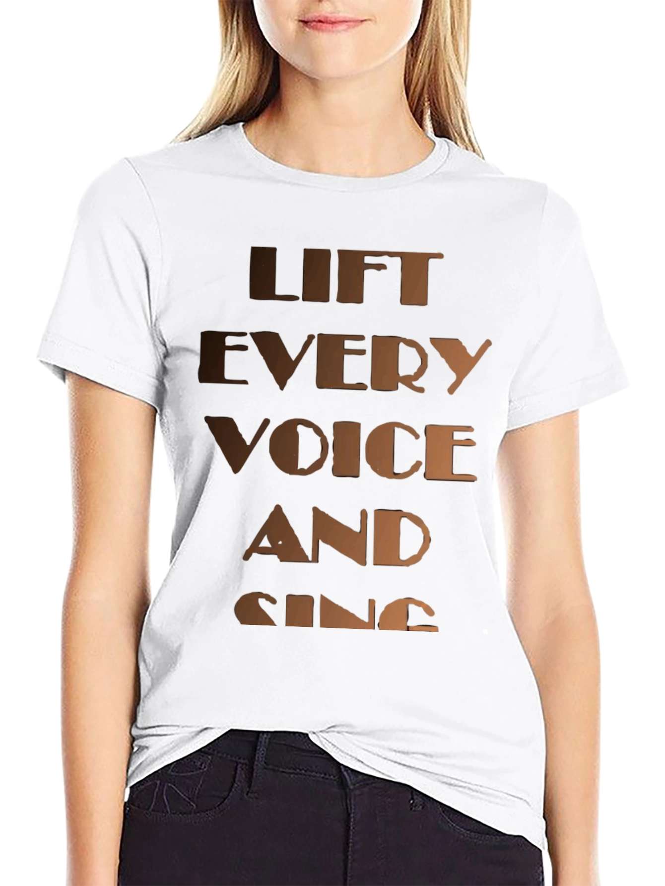 Lift Every Voice T-Shirt - Black Graphic Tee