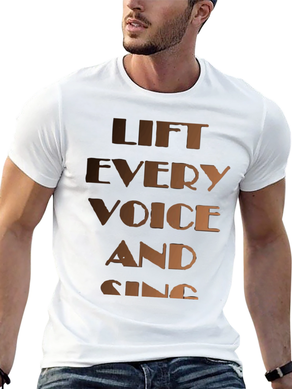 Lift Every Voice T-Shirt - Black Graphic Tee